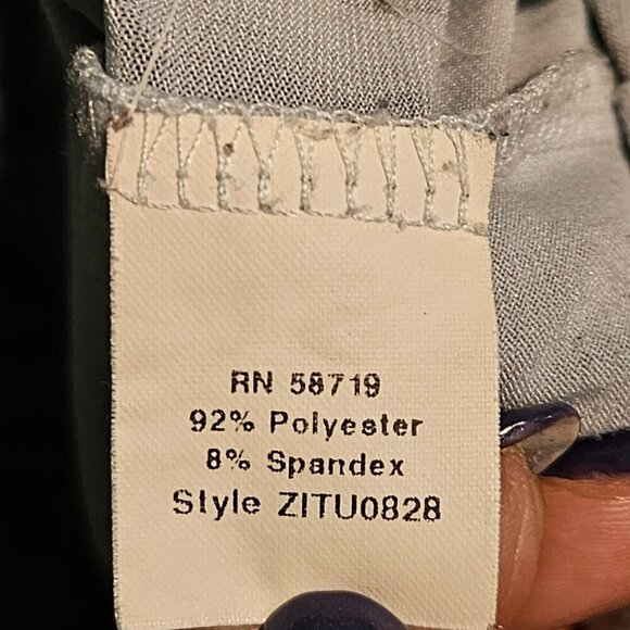 Boho Chic Women's Bohemian Tunic Top with Bell Sleeves, Plus-Size 3X, Stretchy - Picture 4 of 5